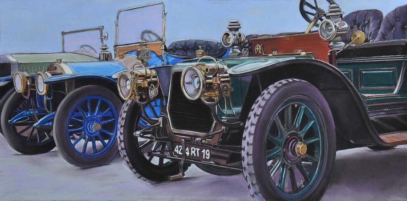 belles-anciennes.jpg -  Pastel format /size 40 x 80