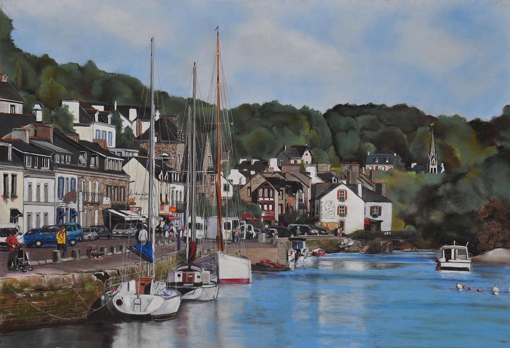 Pont-Aven.jpg -  Pastel format /size 60x80