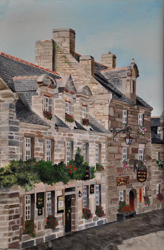 locronan5.jpg - Painting oil on canvas -Huile sur toile format /size 40x60