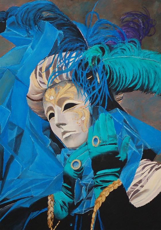 venise2.jpg - Painting oil on paper -Huile sur papier format /size 40x60